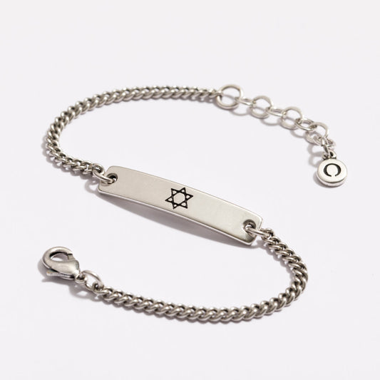 Star of David Silver Bracelet